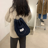 ppocketto denim string bag