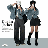 Bailly cropped jean jacket