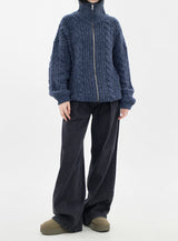 ピンタックブラックブルーワイドパンツ / no.5108 Pintuck Black Blue Wide Pants