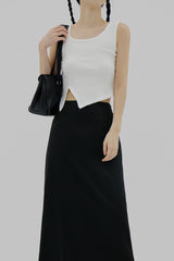 アンバランススリーブレス/Unbalanced sleeveless (3color)