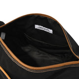 POCKET VINTAGE STITCH POINT DUFFLE BAG [BLACK]