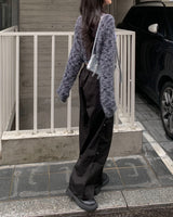 Cotton snap pants