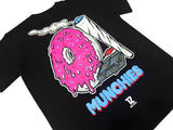 MUNCHIES CONY TEE - BLACK