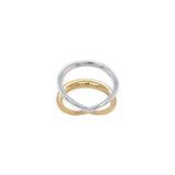 ２トーン２ラインリング/two tone two line ring