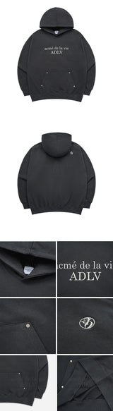 [24SS] サークルシンボルリベットフーディー CHARCOAL