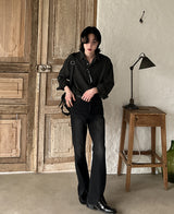 Lavender denim pants (2 color) (6694657327222)