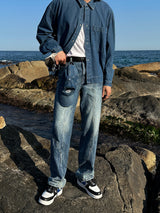 Legacy Wrinkle Denim Pants (215)