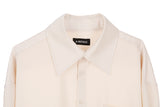 AWENDE Celine cuffs shirt / ivory (6610513952886)