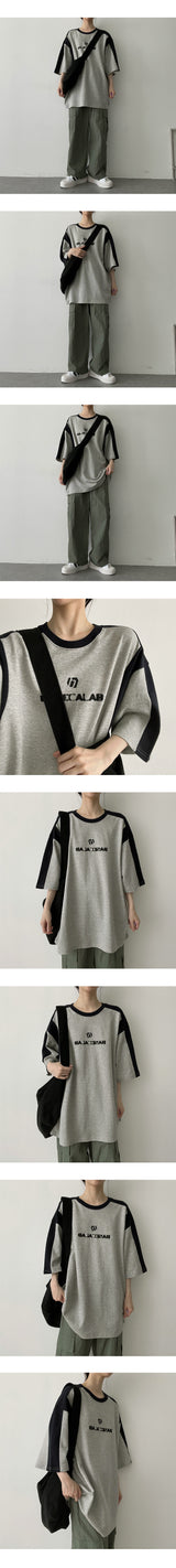 シカラップカラー半袖Tシャツ / Cica Wrap Color Short Sleeve Tee