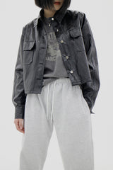 ライトレザージャケット / Light leather jacket (3color)