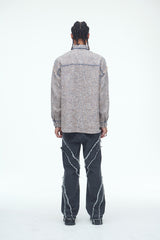 ピクニックマットタッセルシャツ/Picnic Mat Tassel Shirts Navy