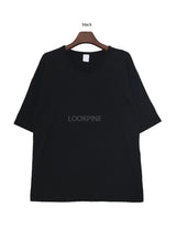 Drop Shoulder Cotton T-Shirt (6686730092662)