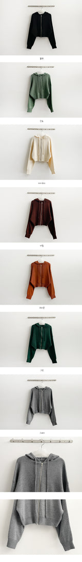 Lundi Oversized-Fit Knitwear Zip-up