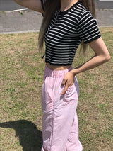 Adeline stripe zip up 