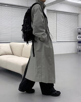 ハイネックカラーコート/SK High-Neck Collar Coat (3 colors)