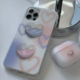 Pink - Chilling Heart Star AirPods Case_matt