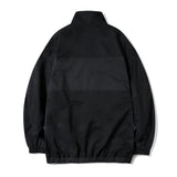 セミオーバーフィットブロックトラックジャケット/Semi Overfit Seperate Block Track Jacket J15 Black/Charcoal (6604001706102)