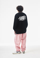 バギーコットンパンツ/MBSRCOPT136 MID90 BAGGY COTTON PANTS PINK