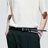 レイヤードストラップシンウェスタンベルト / layered strap thin western belt