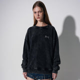 ビンテージウォッシングスウェットシャツ / vintage washing sweatshirt [black]