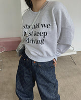 シュークロップスウェットシャツ / Shoe Crop Sweatshirt (3color)