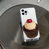 チェリーカップケーキフォーンケース スマホグリップ セット