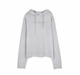 0MW tough cutting hoodie_melange gray