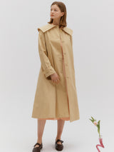 Sailor trench coat - Yellow beige (6682592215158)
