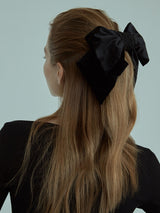 Tweed Mixed Velvet Ribbon Hair Pin (6611854852214)
