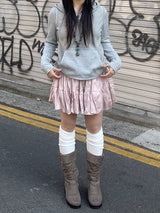 ロマンティックリンクルバンディングスカート / Romantic wrinkle banding skirt