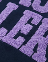 ブークルカレッジスウェットシャツ/BOUCLE COLLEGE SWEATSHIRT NAVY(CV2CFUM469A)