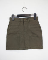 ダブルポケットミニスカート / no.809 Double Pocket Mini Skirt (2color)