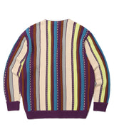 レールニットカーディガン / RAIL KNIT CARDIGAN PURPLE(CV2DSUK680A)