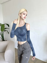 ハイパーツイストトップセット/493. Hyper twist top set (bk, wh, blue, cocoa)