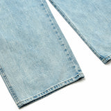 BANDING WIDE DENIM PANTS LIGHT BLUE