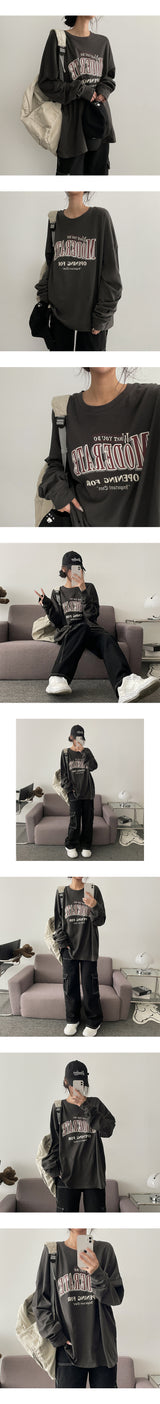 モデム長袖Tシャツ