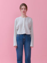 WAFFLE CROP T-SHIRT_OATMEAL (6612498645110)