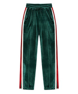 ベルベットライニングトラックパンツ / velvet lining track pants - GREEN (4175156248694)