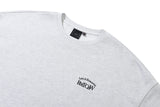 フラワーリボンスウェットシャツ/FLOWER RIBBON SWEAT SHIRT_LIGHT GREY