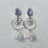 アイシーブルームイヤリング / Icy Bloom Earring - Light Blue