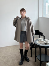 パールボクシーシャツ/Pale Boxy Shirt (2color)