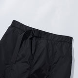 フロントカットウォームアップパンツ / FRONT CUT WARM UP PANTS - BLACK