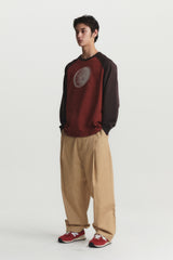 GARDEN SYMBOL GRAPHIC  REGLAN T-SHIRT (brick mix)