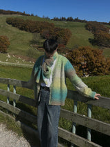 [Muffler set] ASCLO Palette Gra Mohair Cardigan (3color)