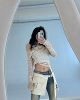 Open Crop Halterneck Sleeveless