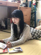 レイヤードロマンティックチェッカービスチェドレス