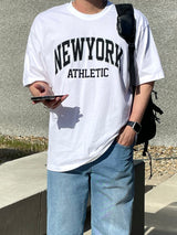 ニューヨークプリントTシャツ / [MADE]NEVERDOWHY NEWYORK PRINTING T-SHIRTS