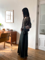 Sackle Vintage Fringe Mix Knit Cardigan