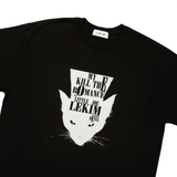 LEKIM DEVILL CAT T-SHIRT BLACK