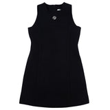 MINIMAL SIMBOL DRESS -BLACK (6642710249590)